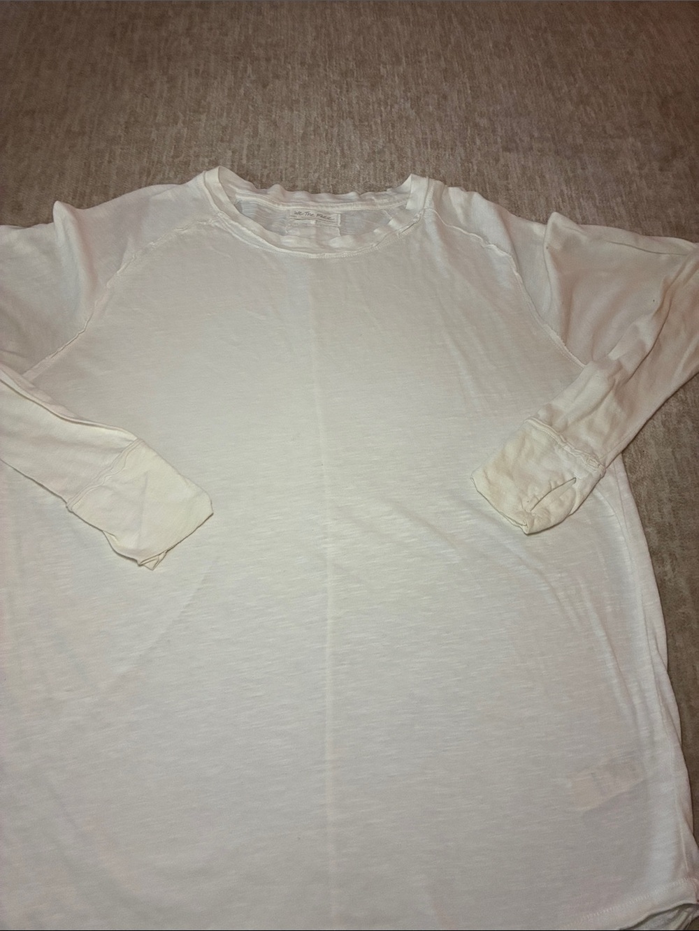 We The Free‎ Women's Long-Sleeve Crewneck Top - White